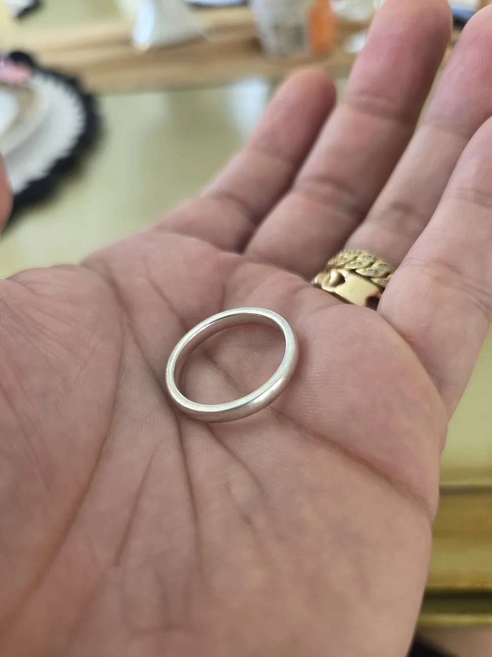 James AVERY Silver Band Ring - Classic Minimalist